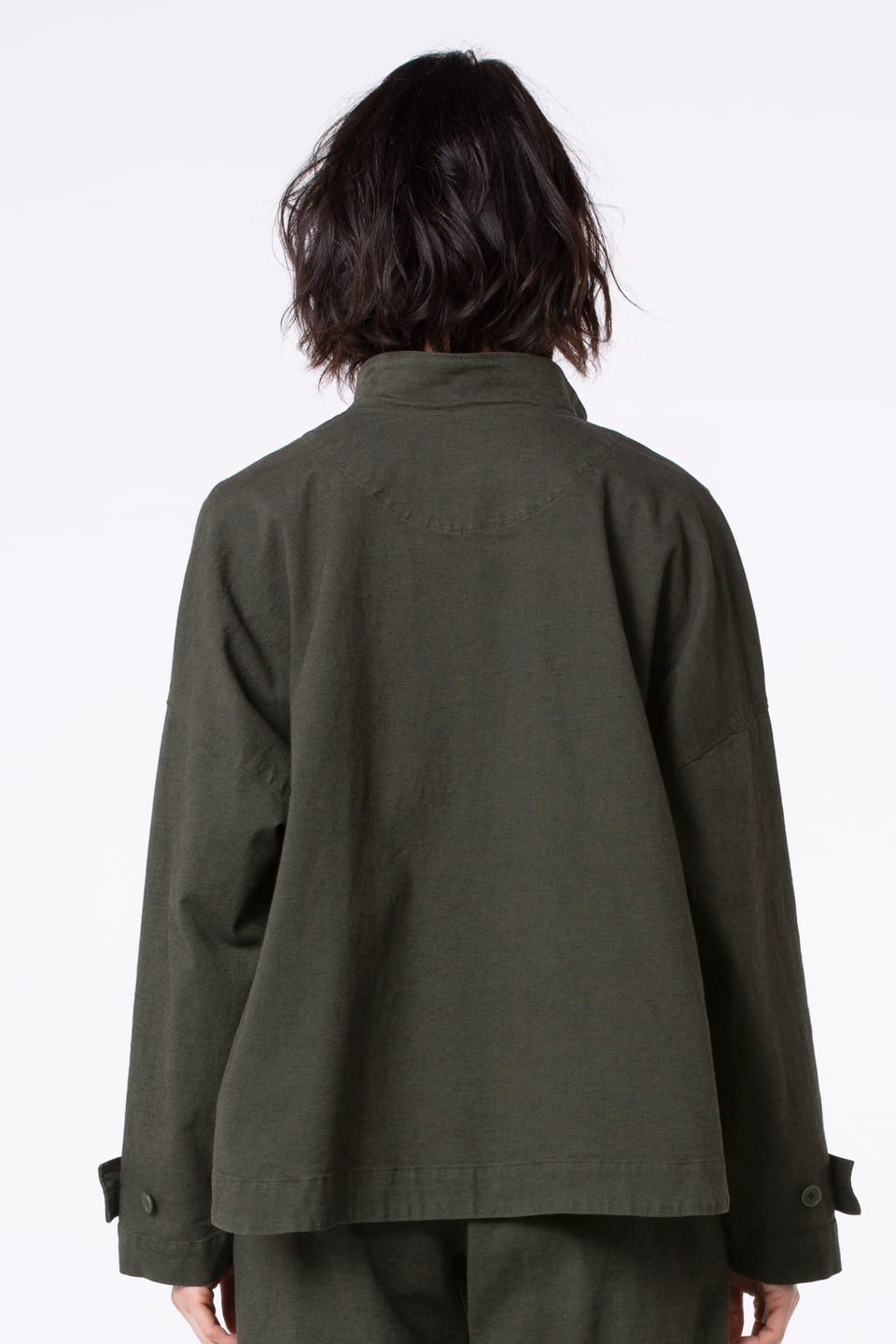 Jacket 523 - Stretch cotton with mini dobby pattern - 780GROVE - 10250710135