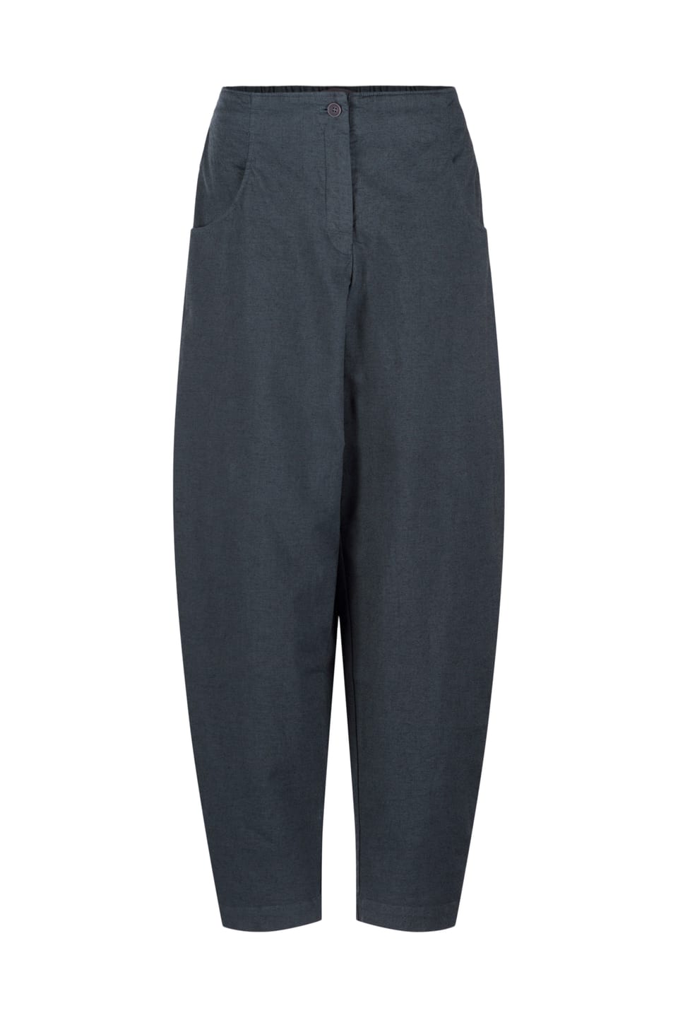 Trousers 542 - Stretch cotton with mini dobby pattern - 560PACIFIC - 10250710137