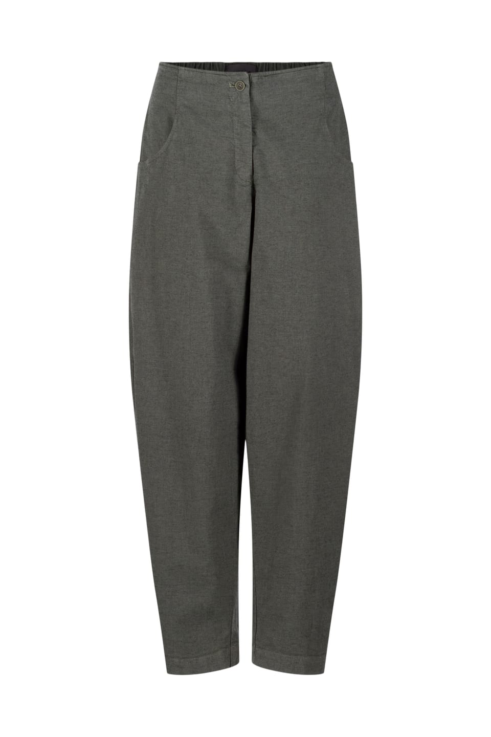 Trousers 542 - Stretch cotton with mini dobby pattern - 640THISTLE - 10250710137