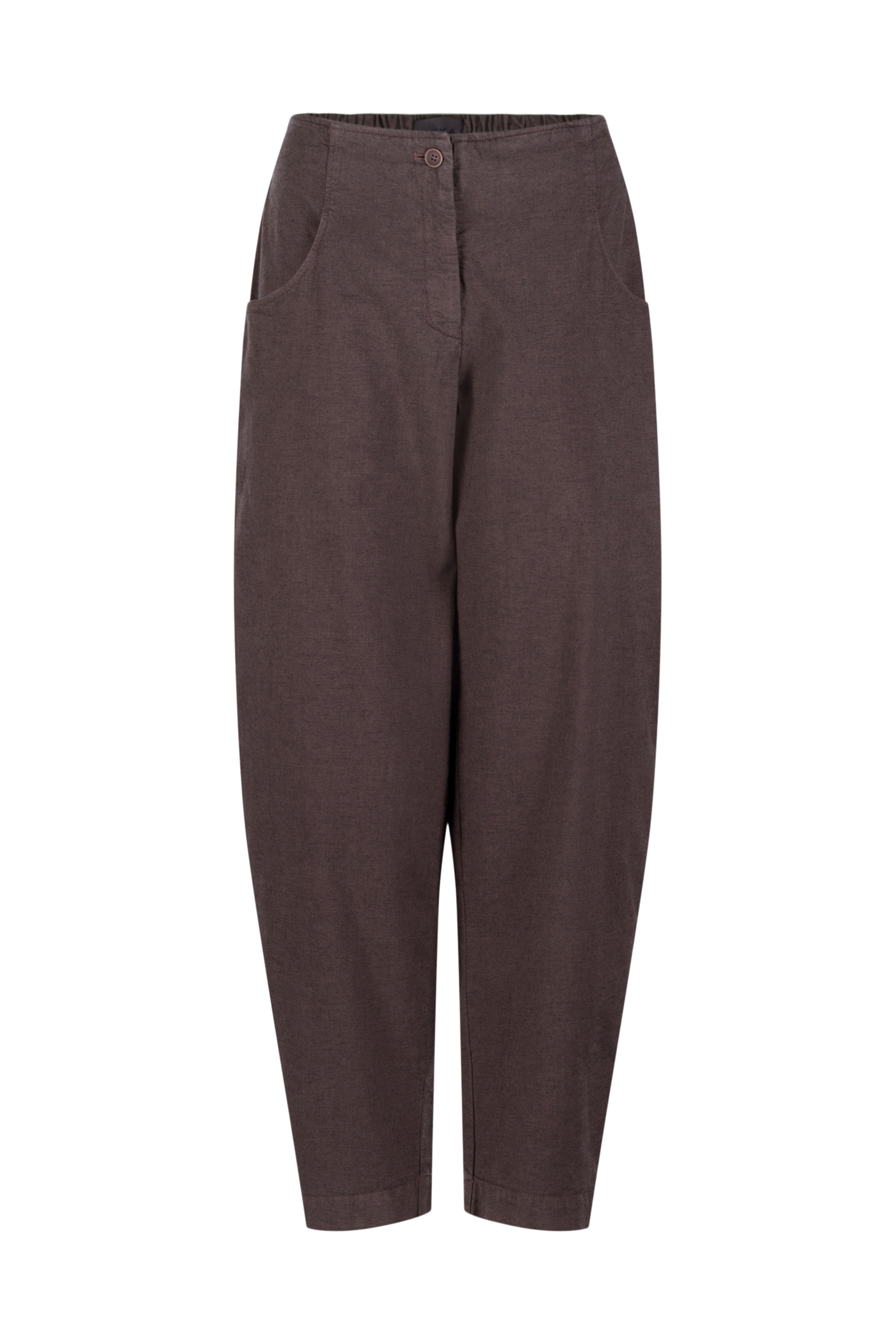 Trousers 542 Grey Stretch cotton with mini dobby pattern