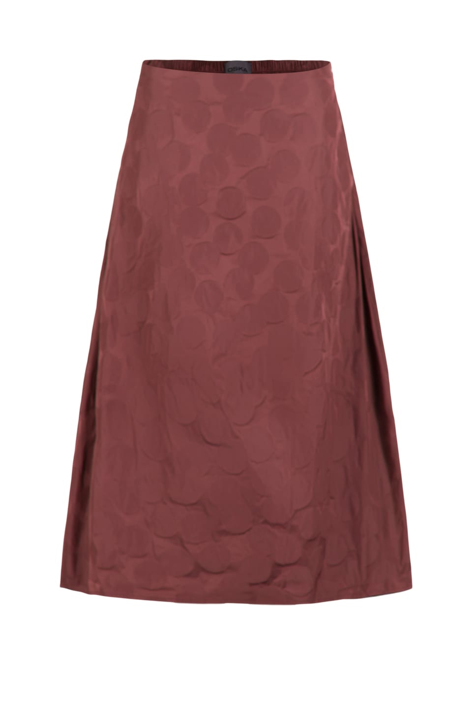 Skirt 504 - Recycled taffeta dot jacquard - 270TERRA - 10250710141