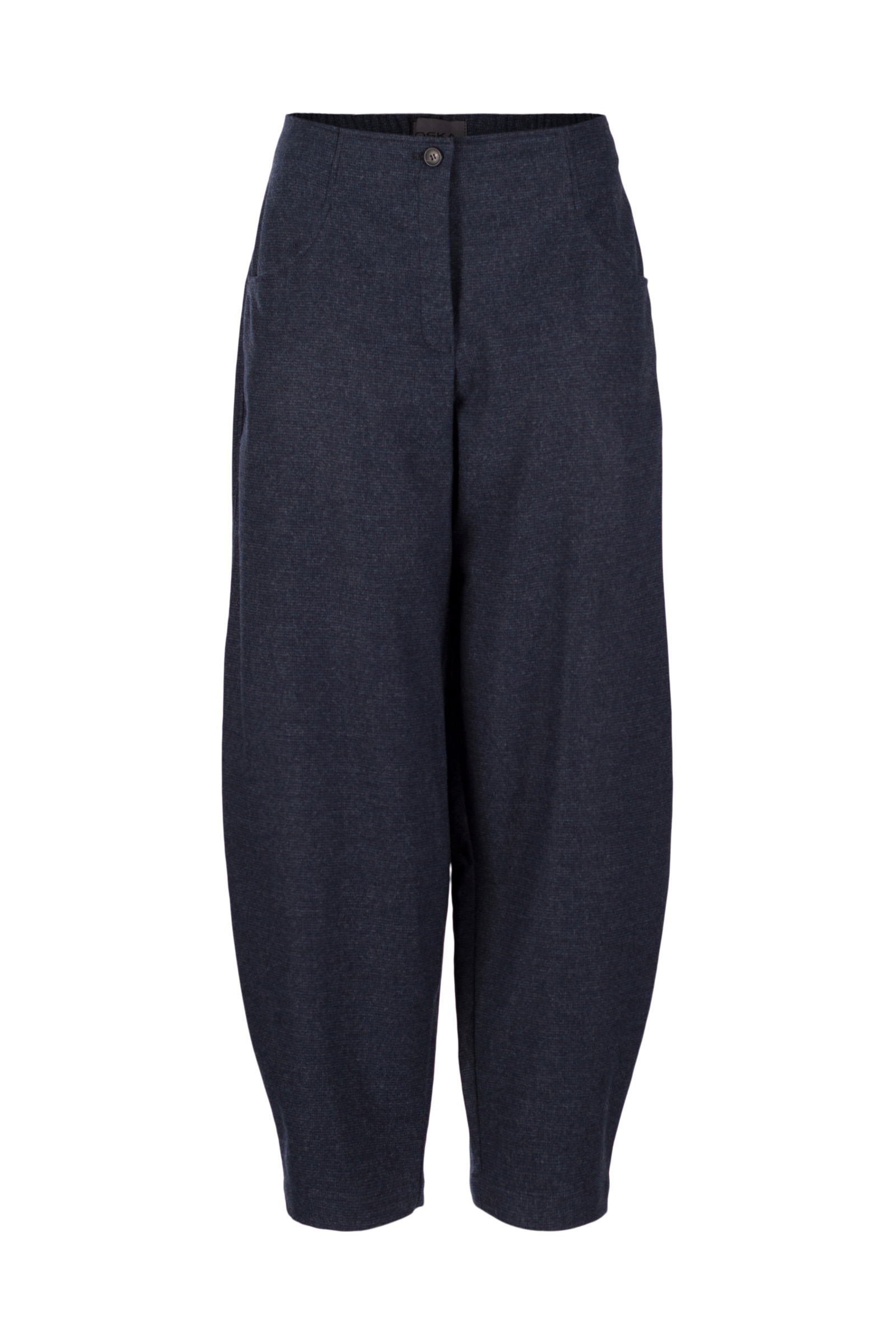Trousers 545 Blue Wool blend with ECOVERO™ viscose