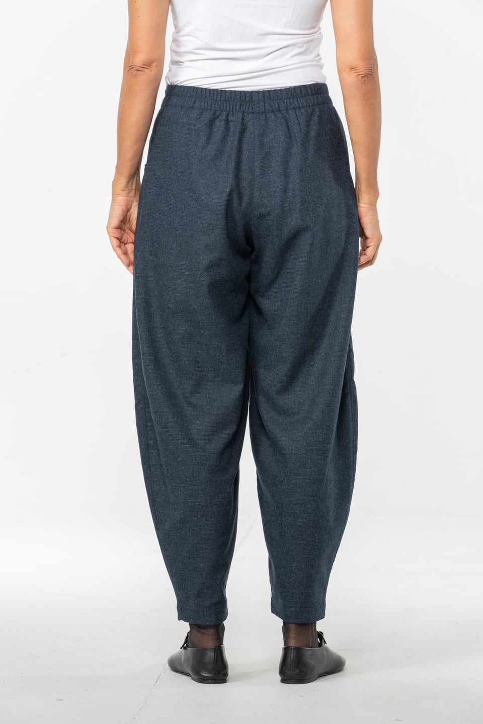 Trousers 545 - Wool blend with ECOVERO™ viscose - 490NAVY - 10250710143