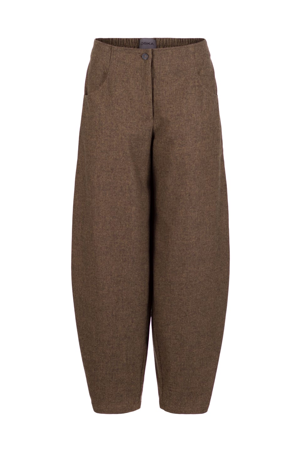 Trousers 545 - Wool blend with ECOVERO™ viscose - 760TOBACCO - 10250710143