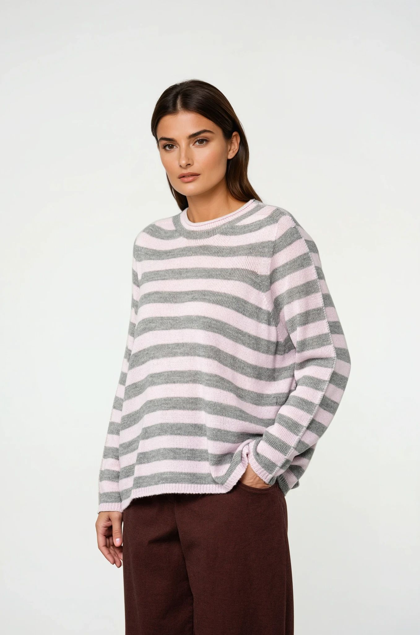 Pullover 513 Pink Alpaka-Mischung