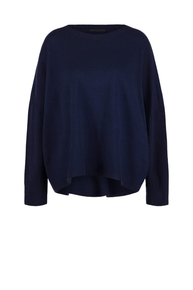 Pullover 514 - Pure merino wool - 480MIDNIGHT - 10250713012