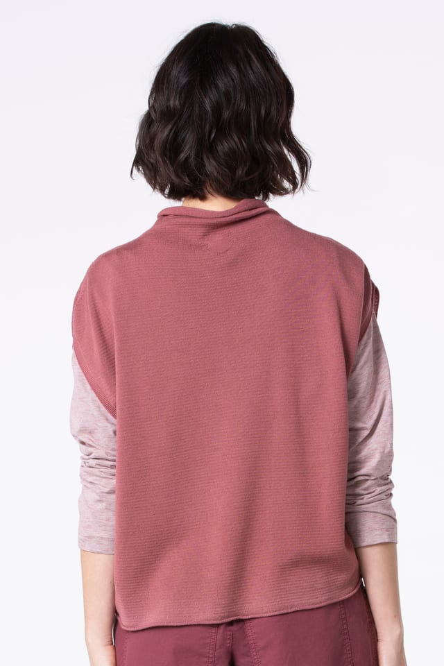 Slipover 502 - Pure merino wool - 250REDWOOD - 10250713015