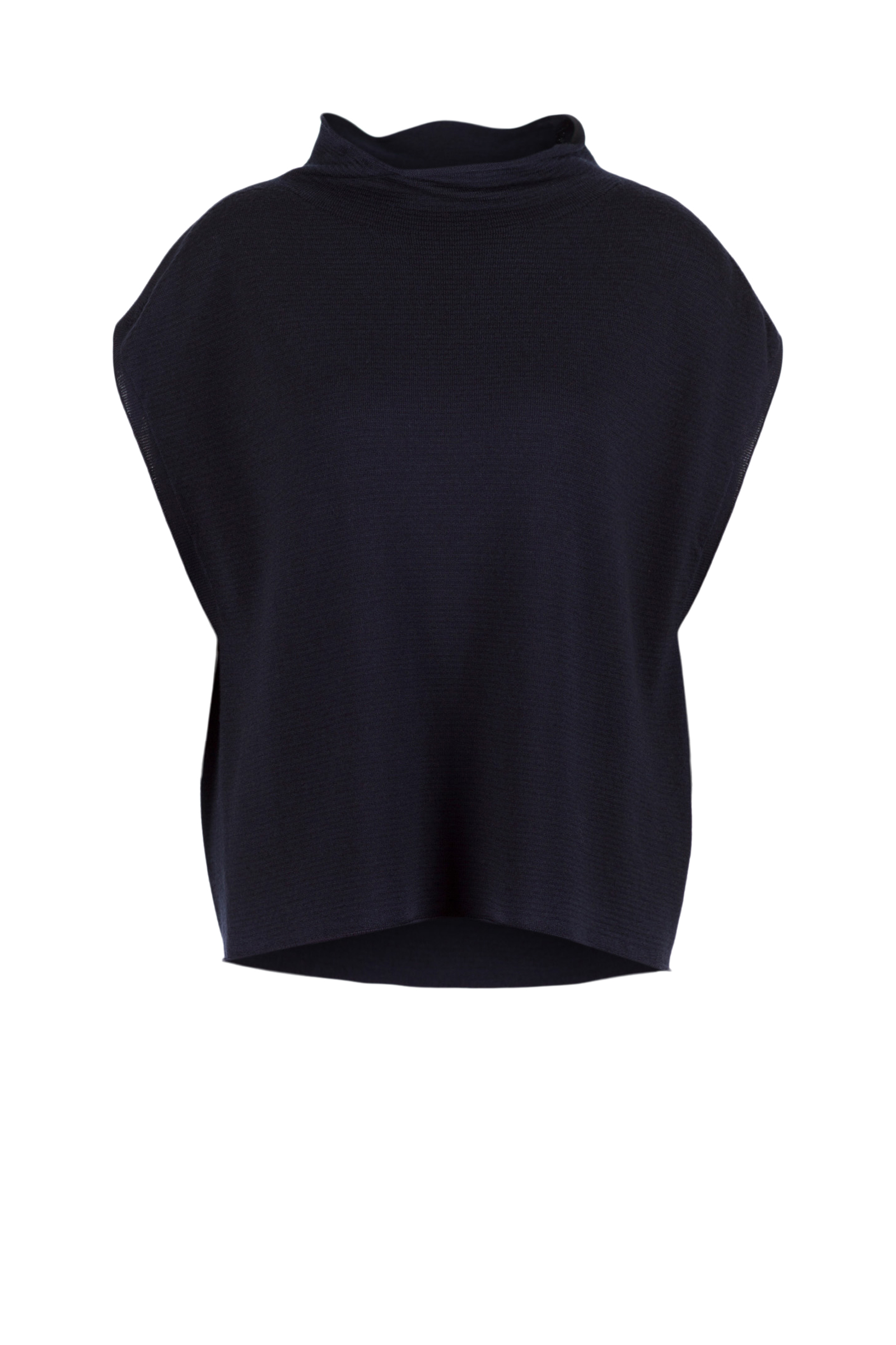 Slipover 502 Blue Pure merino wool