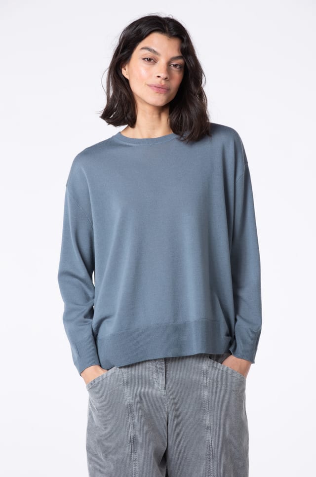 Pullover 516 - Pure merino wool - 560PACIFIC - 10250713016