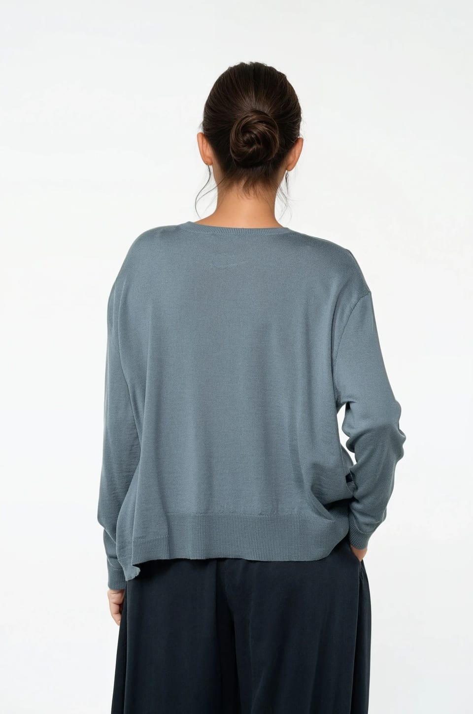 Pullover 516 - Pure merino wool - 560PACIFIC - 10250713016