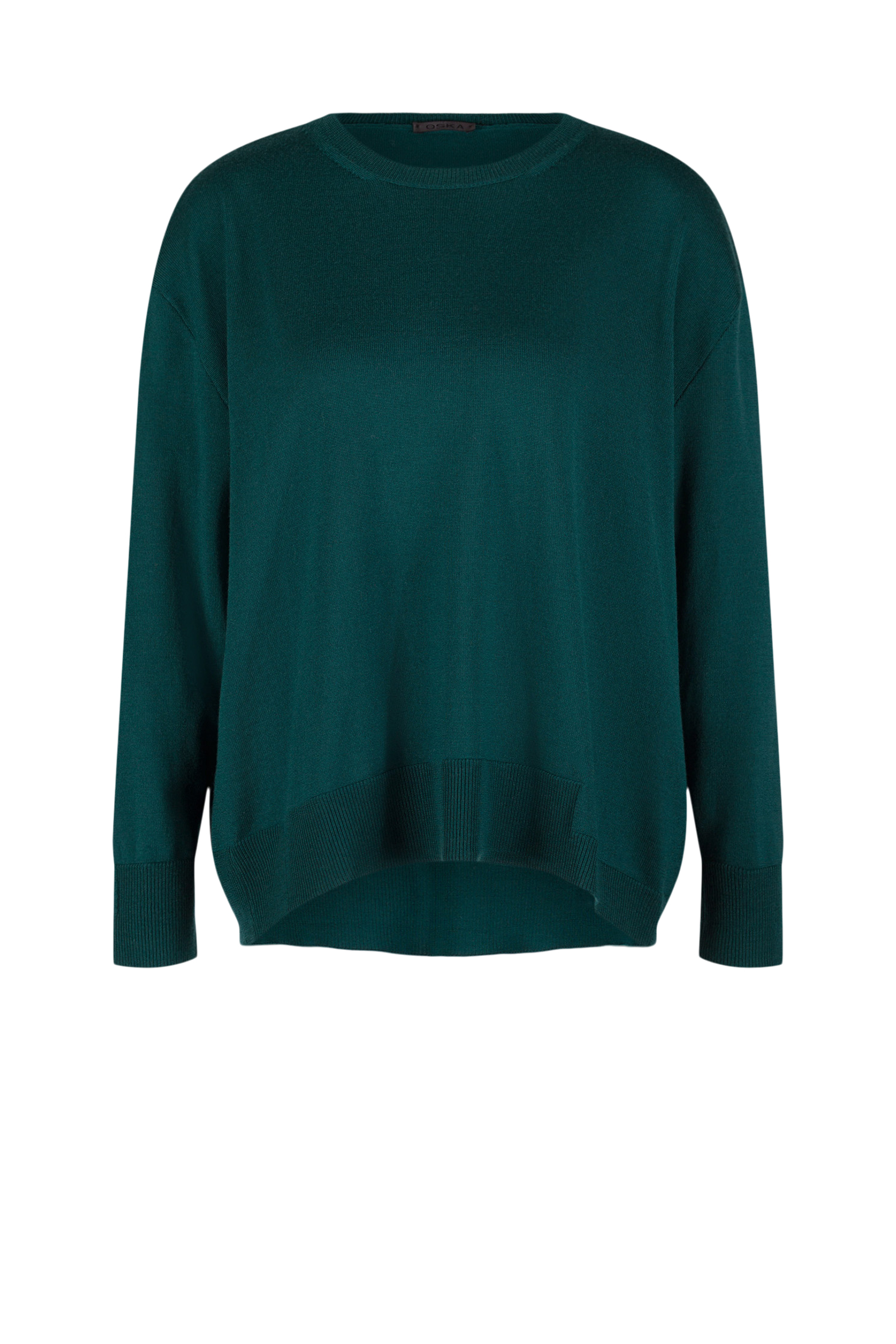 Pullover 516 Green Pure merino wool