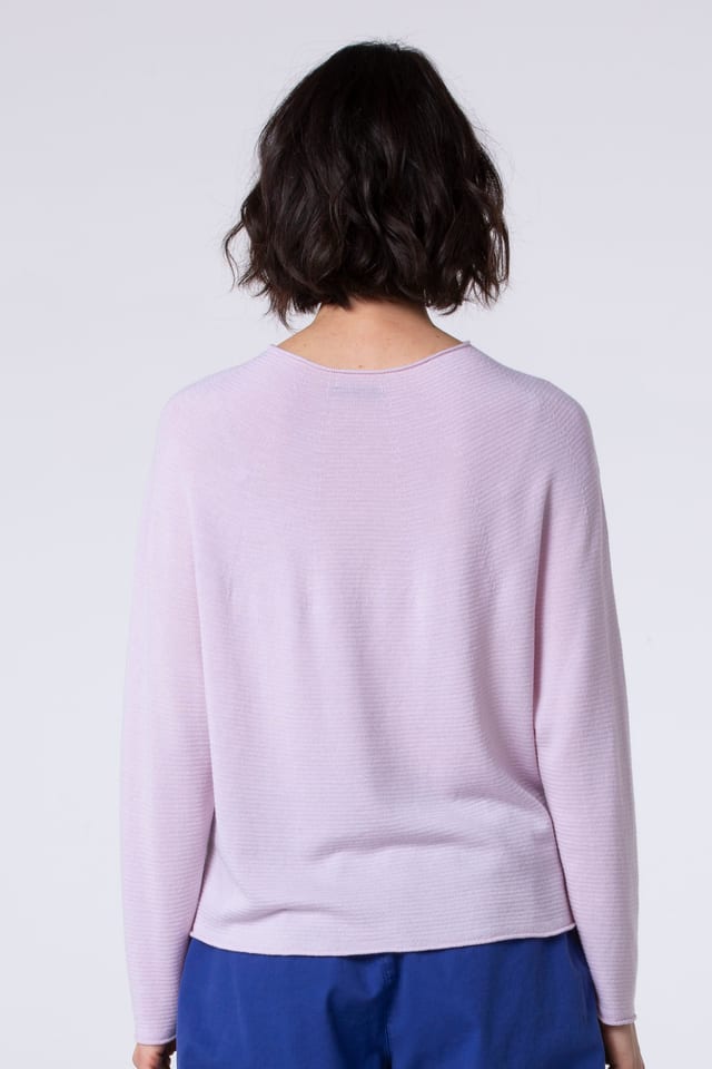 Pullover 520 - Pure merino wool - 320ORCHID - 10250713020