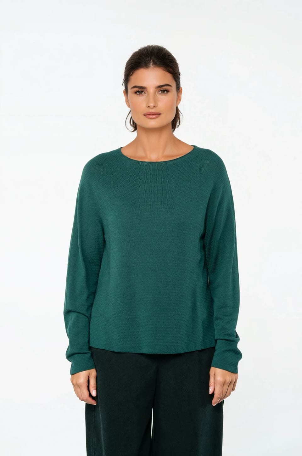 Pullover 520 - Pure merino wool - 680BOTTLE - 10250713020