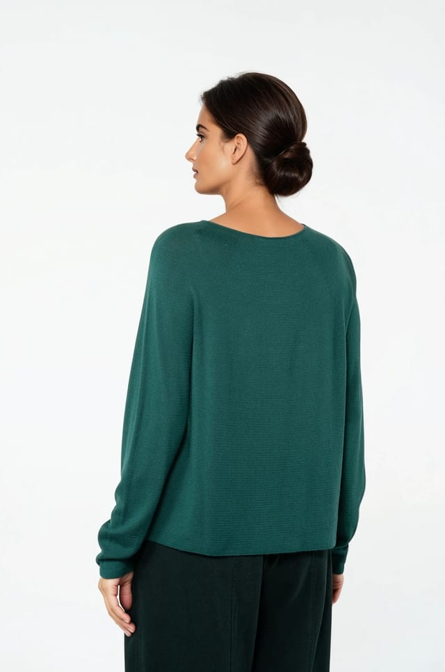 Pullover 520 - Pure merino wool - 680BOTTLE - 10250713020