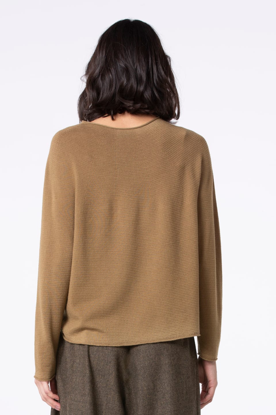 Pullover 520 - Pure merino wool - 760TOBACCO - 10250713020