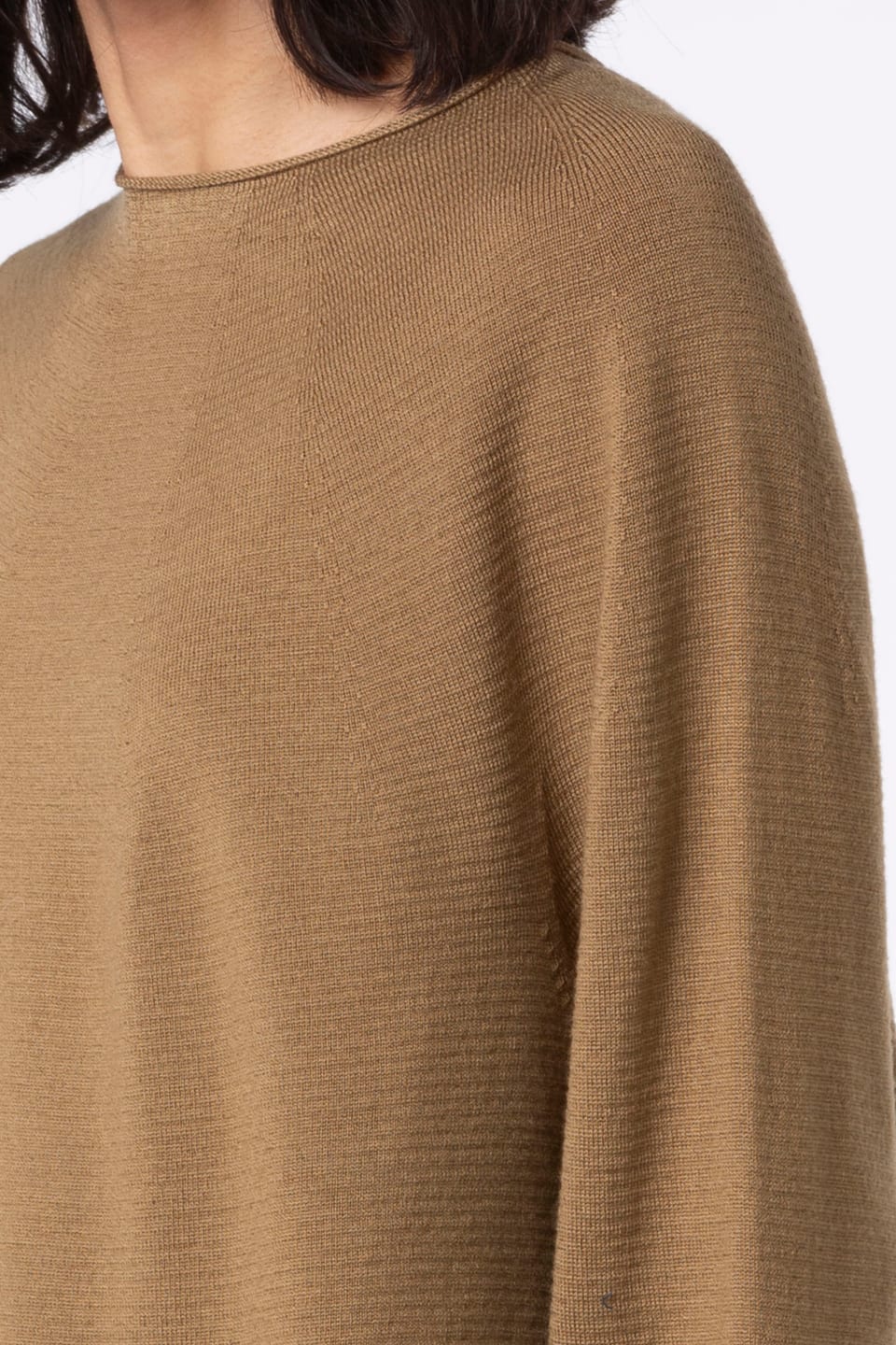 Pullover 520 - Pure merino wool - 760TOBACCO - 10250713020