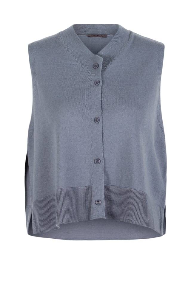 Vest 503 - Pure merino wool - 560PACIFIC - 10250713021