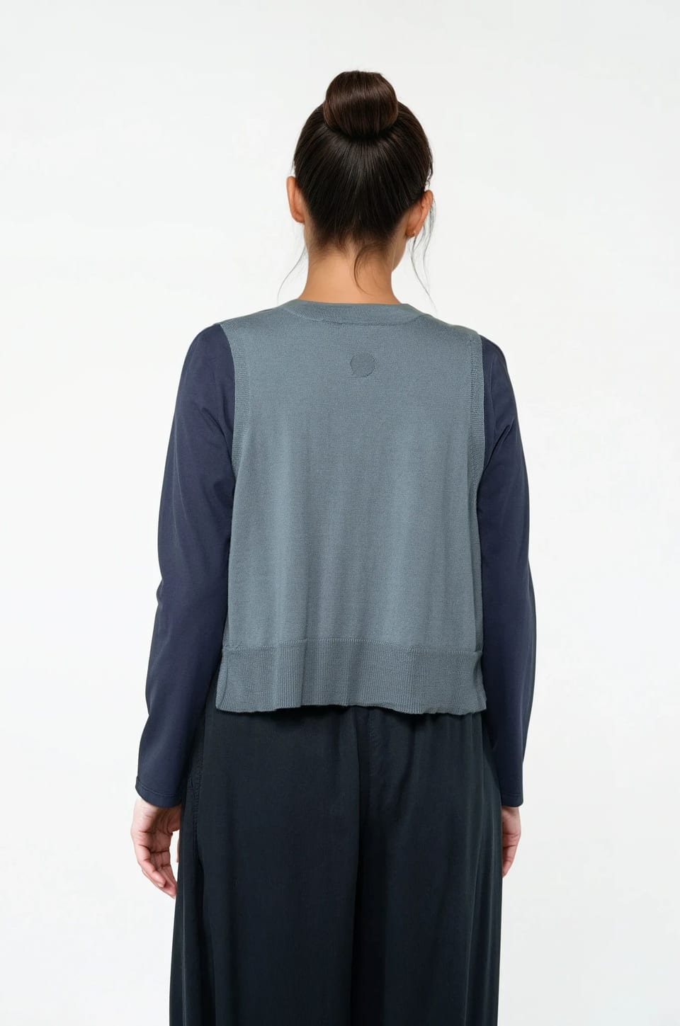 Vest 503 - Pure merino wool - 560PACIFIC - 10250713021