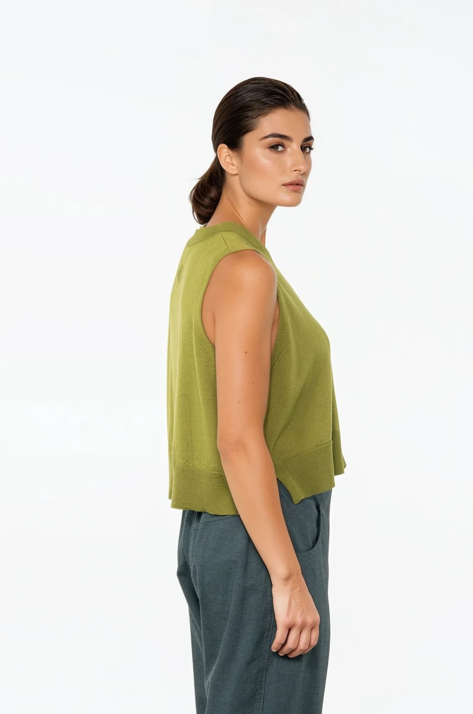 Vest 503 - Pure merino wool - 740OASIS - 10250713021
