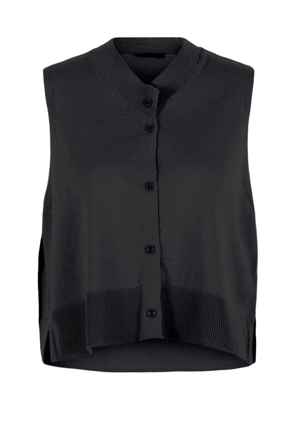 Vest 503 - Pure merino wool - 990BLACK - 10250713021