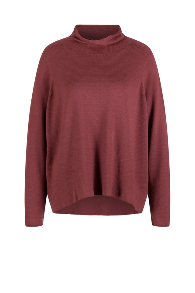 Pullover 522 - Pure merino wool - 250REDWOOD - 10250713024