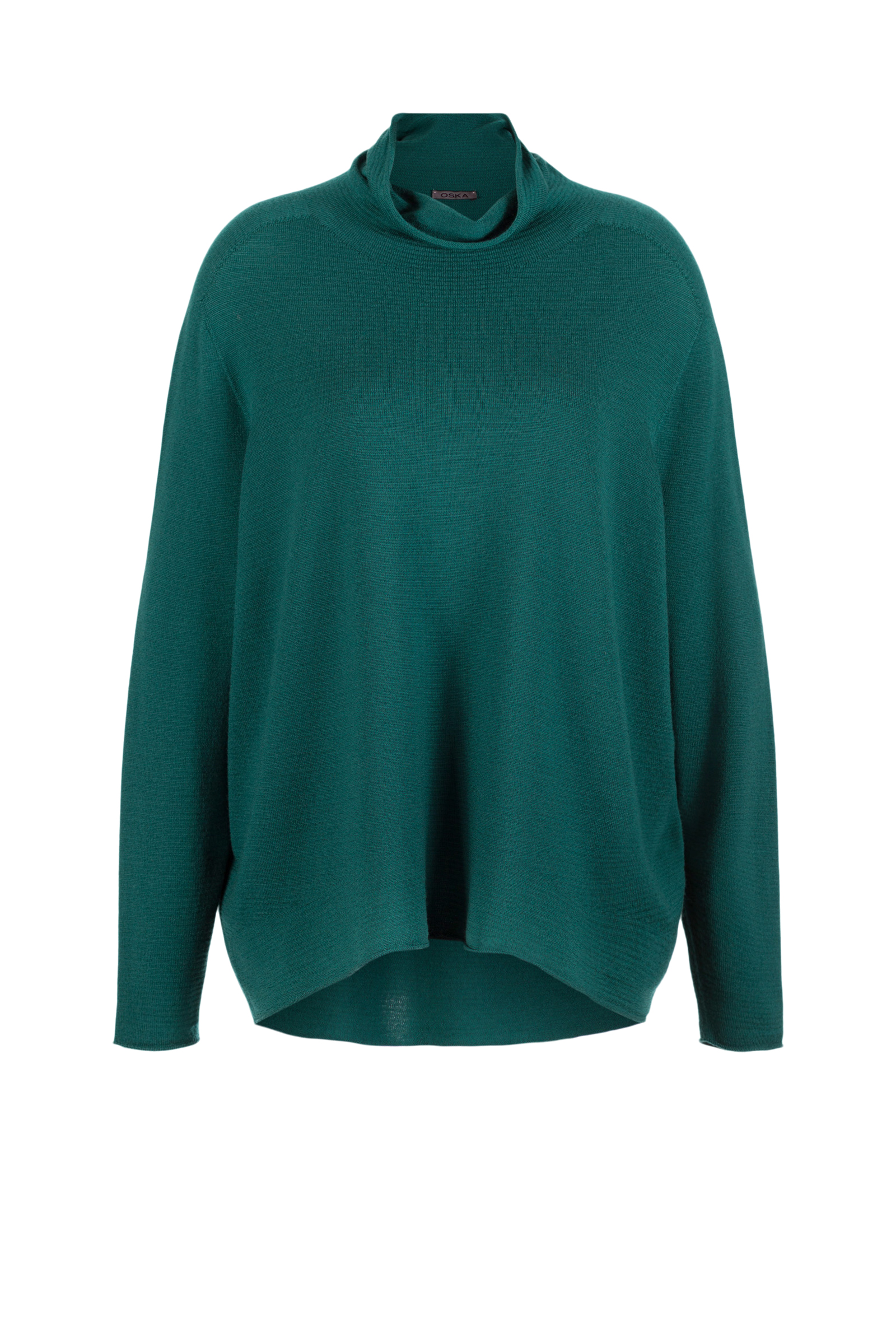 Pullover 522 Green Pure merino wool