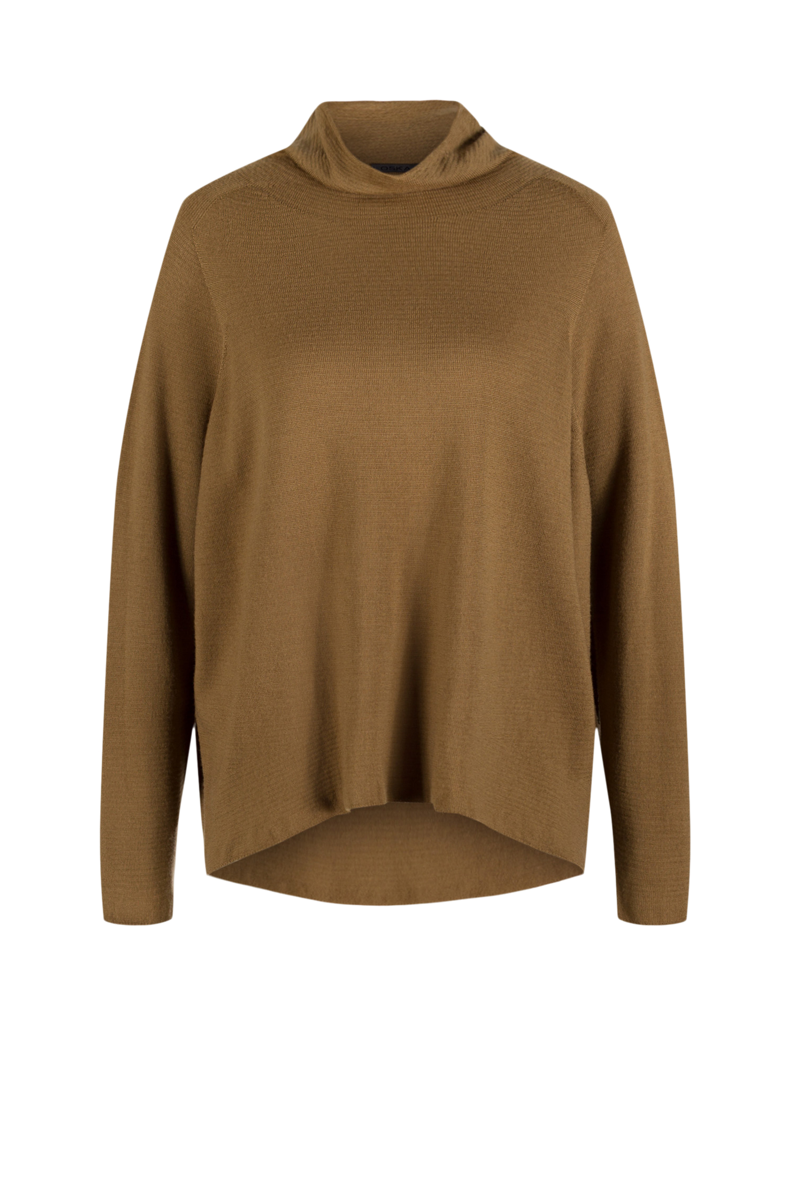 Pullover 522 Brown Pure merino wool