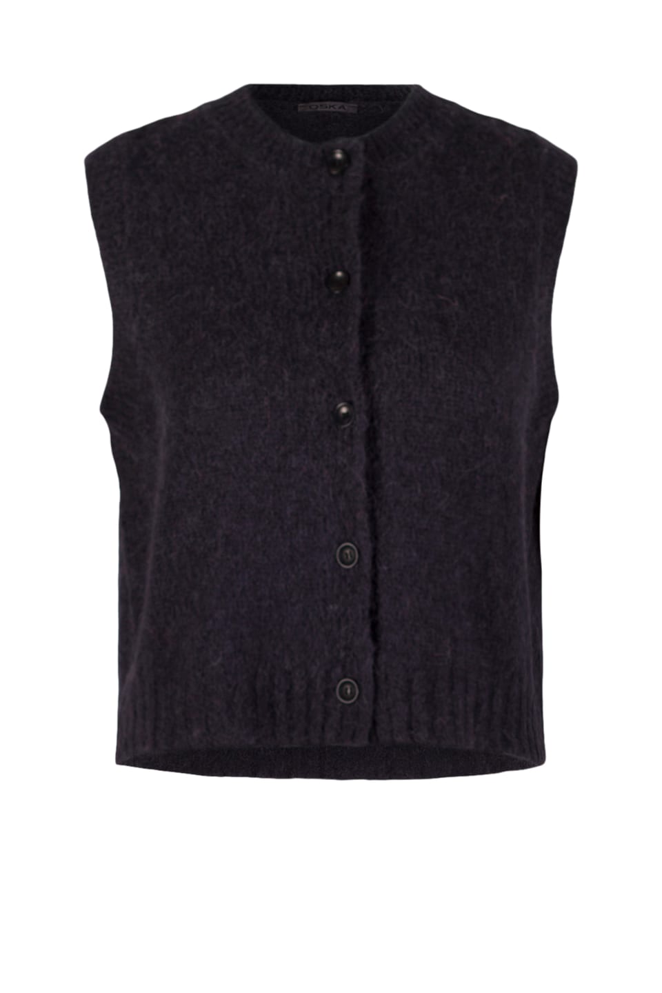 Weste 504 - Alpaka-Schurwoll Mischung - 490NAVY - 10250713025