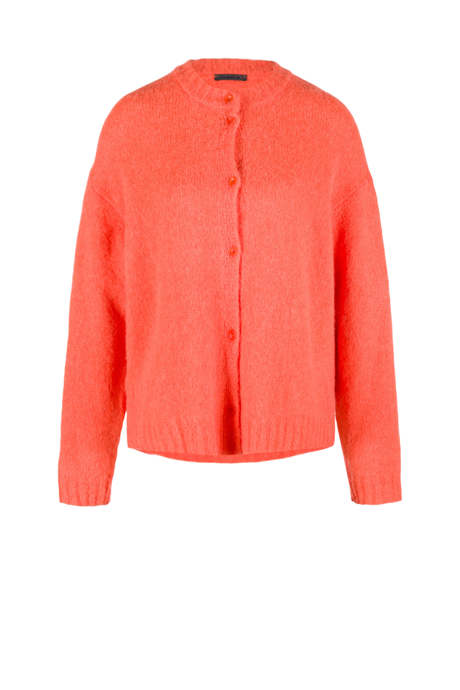 Jacket 510 Orange Alpaca virgin wool blend