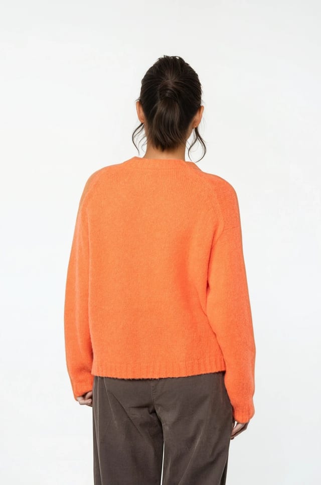 Jasje 510 - Blanding af alpaca og virgin wool - 230ORANGE - 10250713026