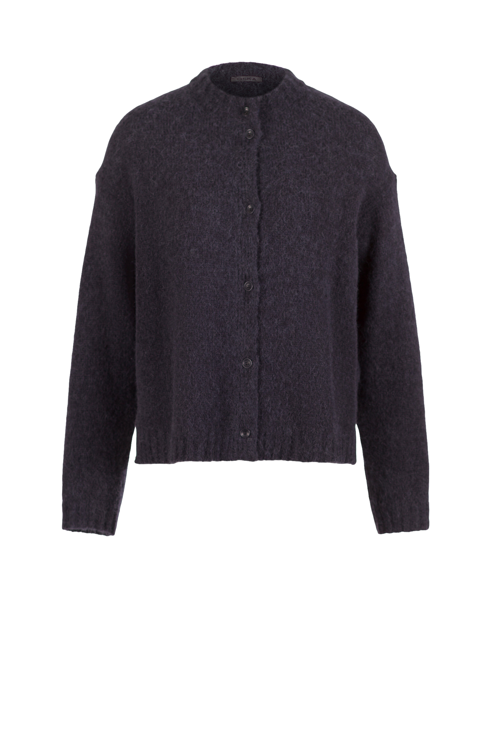 Jacket 510 Blue Alpaca virgin wool blend