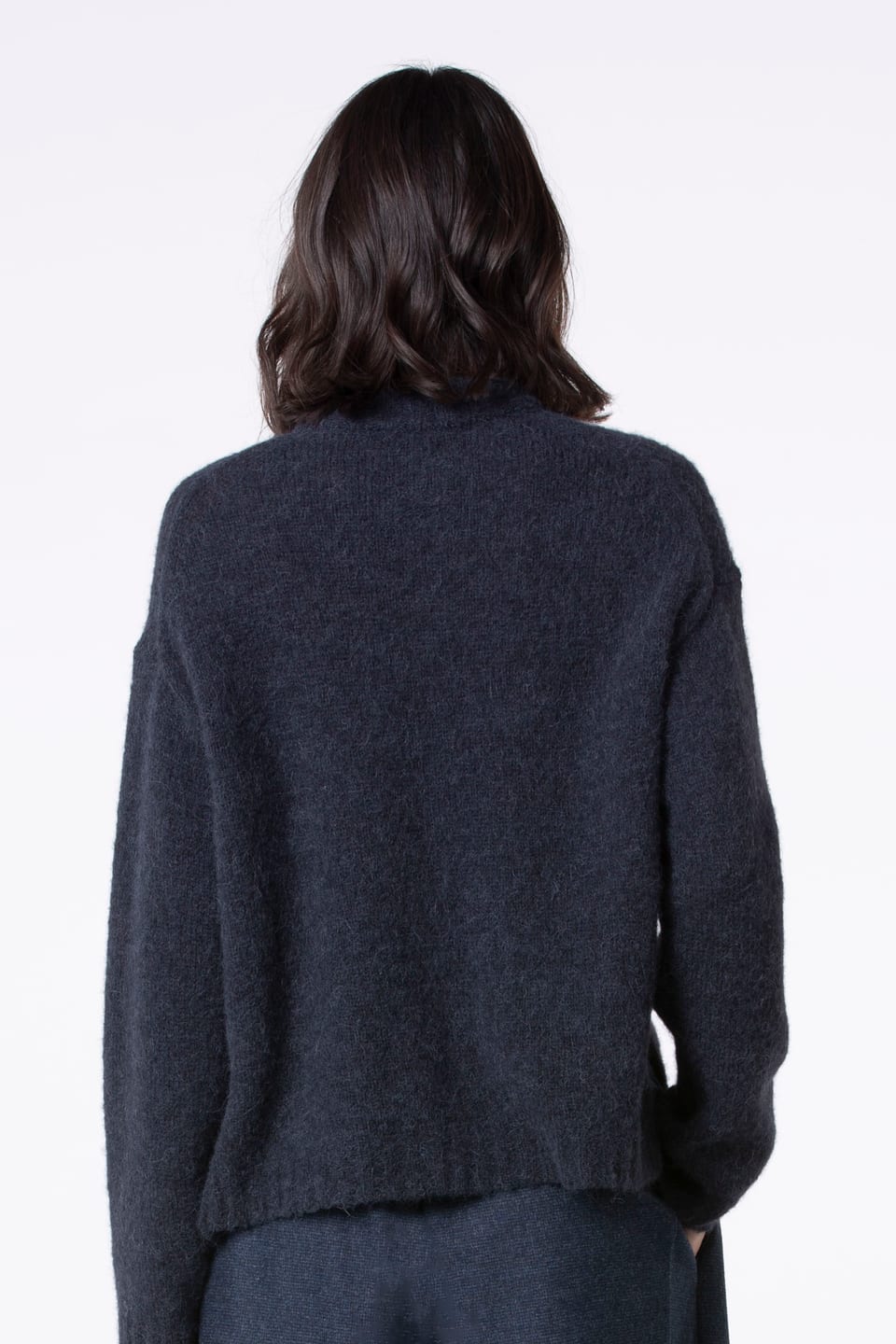 Jacket 510 - Alpaca virgin wool blend - 490NAVY - 10250713026