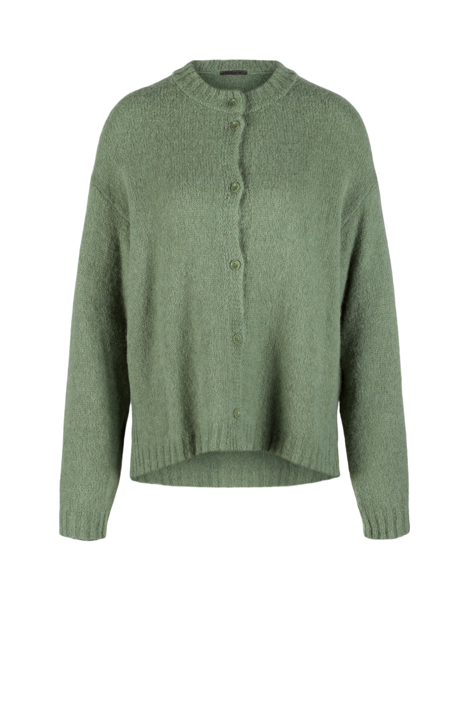 Jacket 510 Green Alpaca virgin wool blend