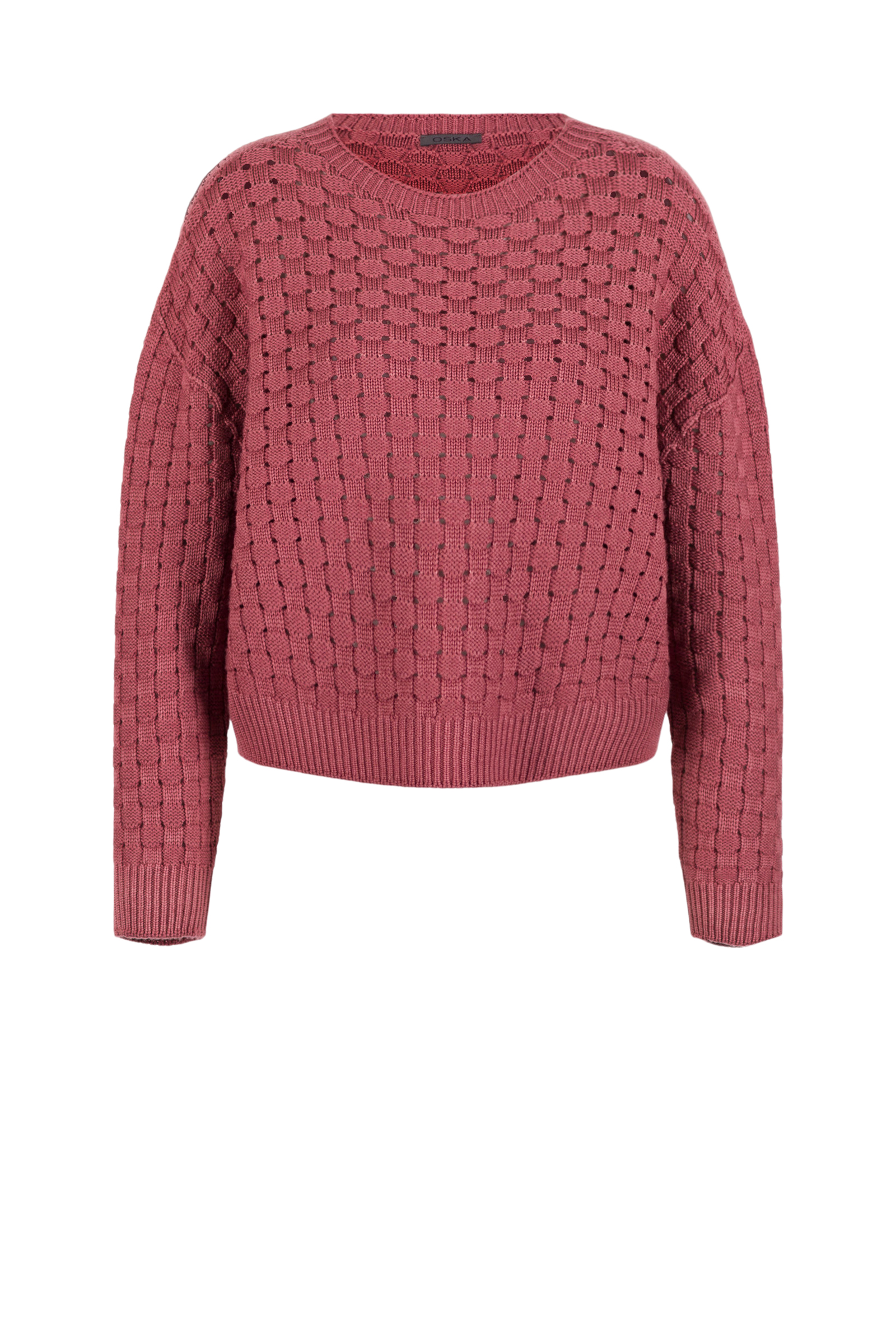 Pullover 525 Red Pure merino wool