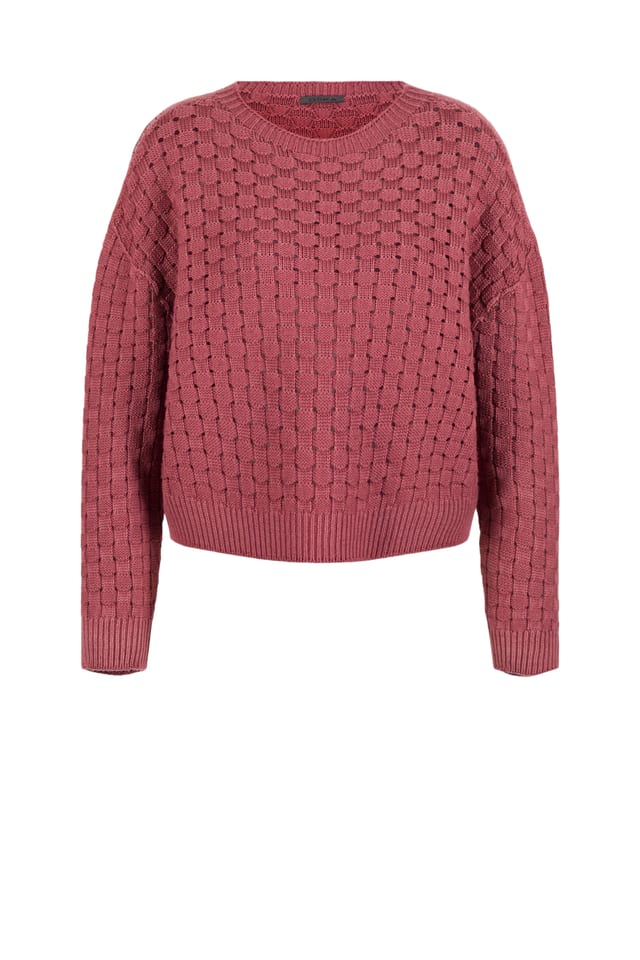 Pullover 525 - Pure merino wool - 250REDWOOD - 10250713027