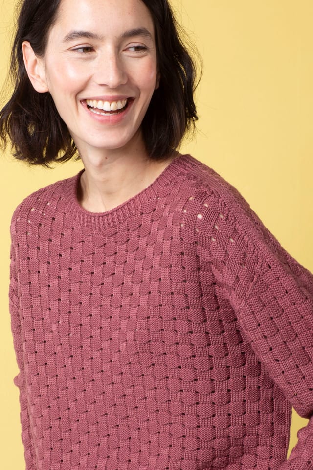 Pullover 525 - Pure merino wool - 250REDWOOD - 10250713027