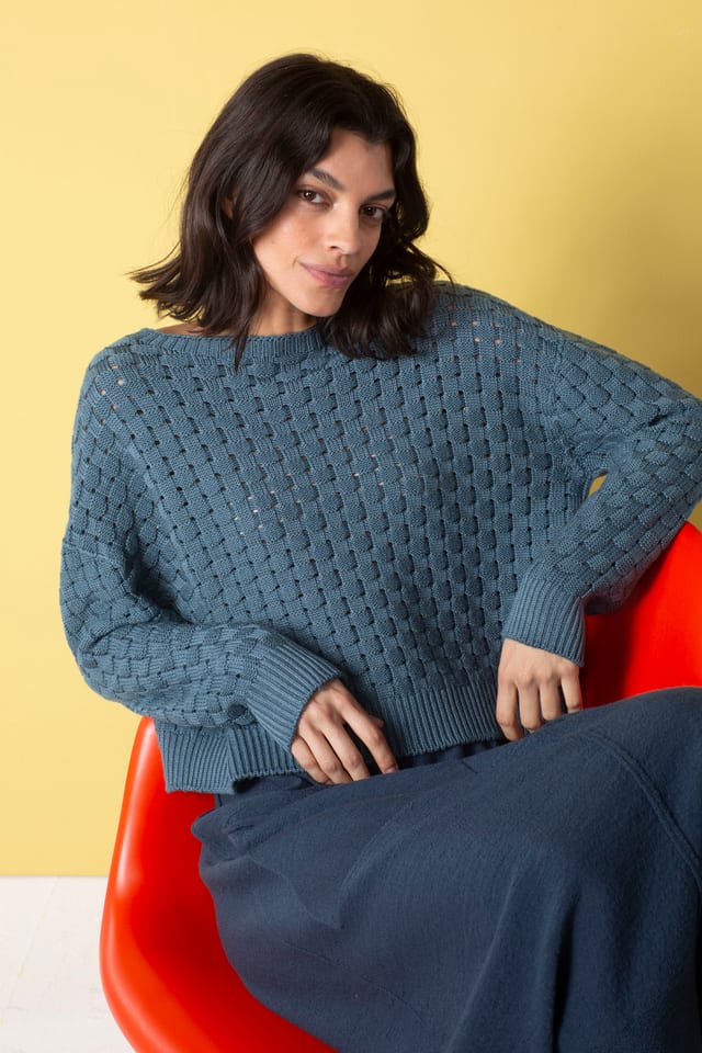 Pullover 525 - Pure merino wool - 560PACIFIC - 10250713027