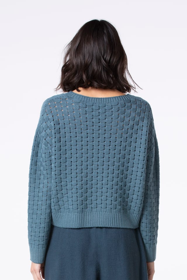 Pullover 525 - Pure merino wool - 560PACIFIC - 10250713027
