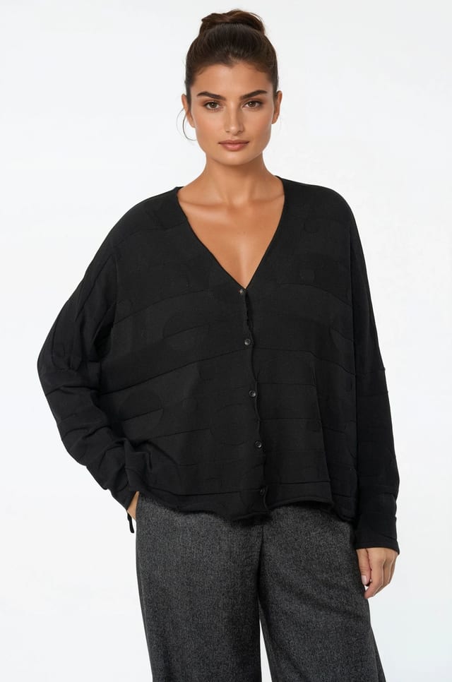 Jacket 511 - Viscose blend - 990BLACK - 10250713029