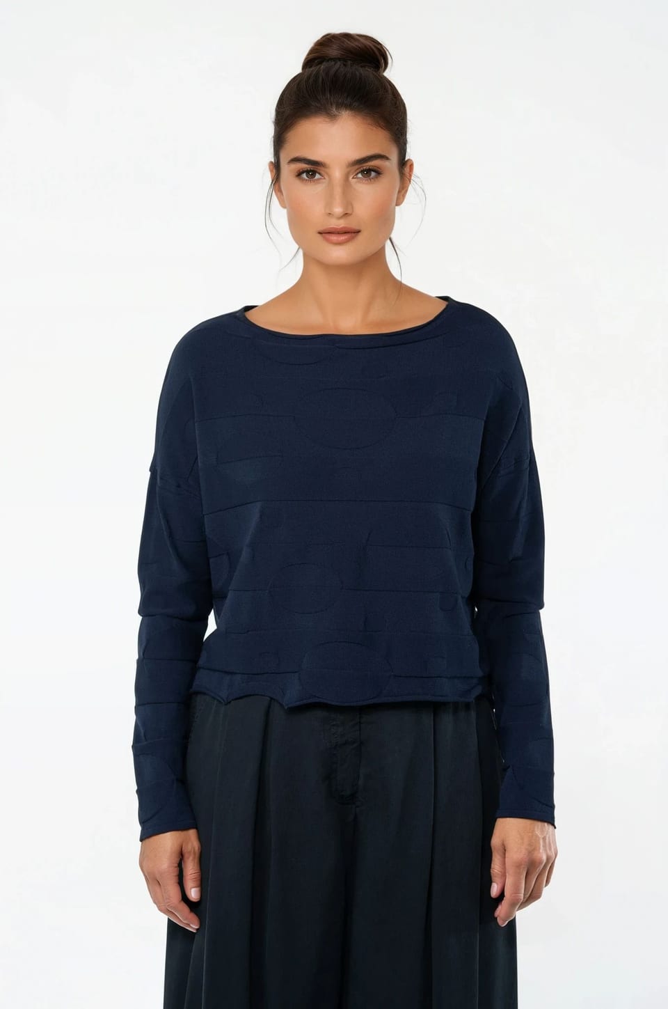 Pullover 529 - Viscose blend - 480MIDNIGHT - 10250713030
