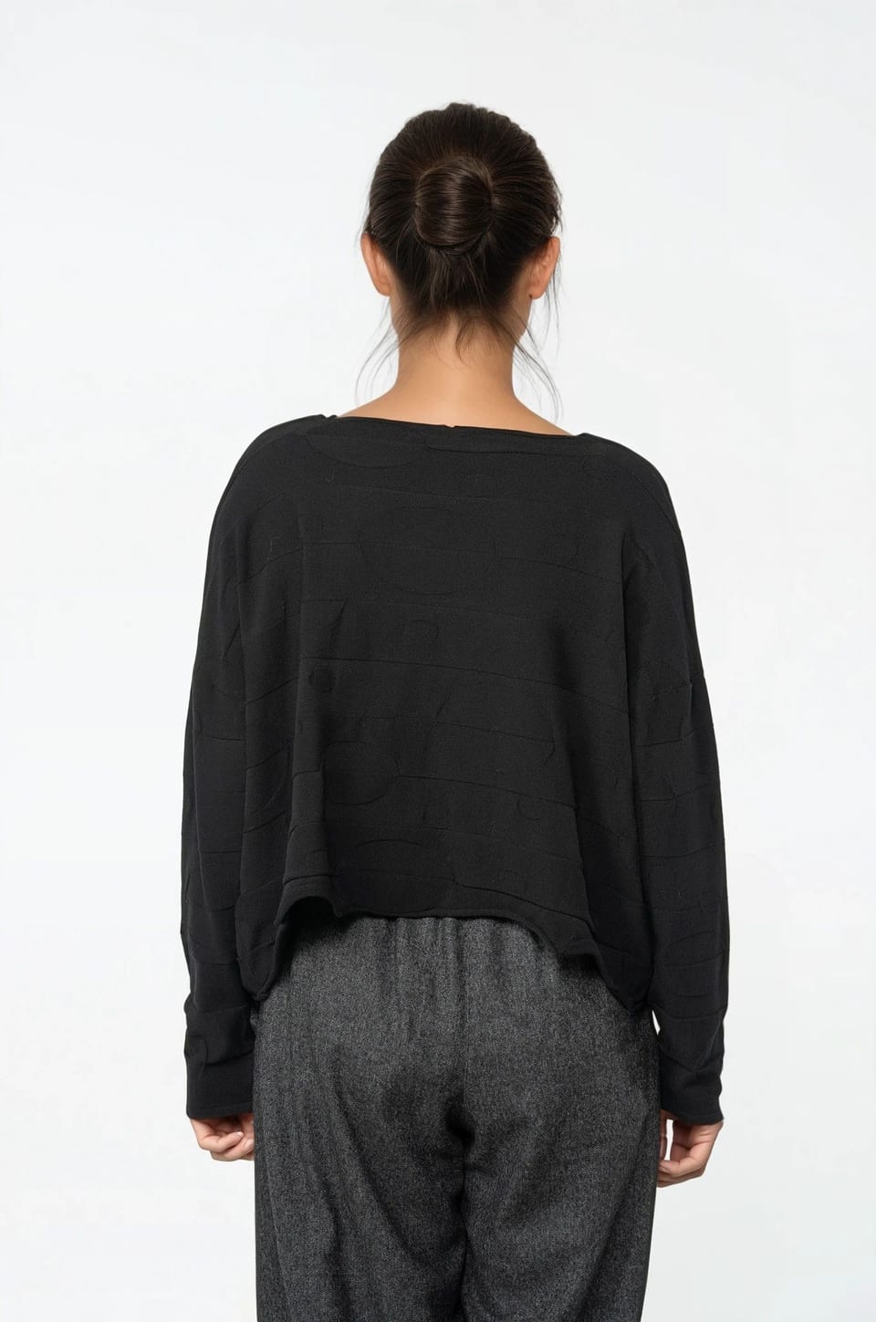 Pullover 529 - Viscose blend - 990BLACK - 10250713030