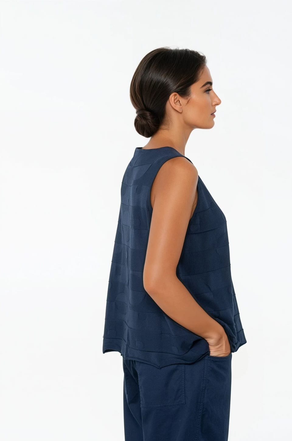 Slipover 503 - Viscose blend - 480MIDNIGHT - 10250713031