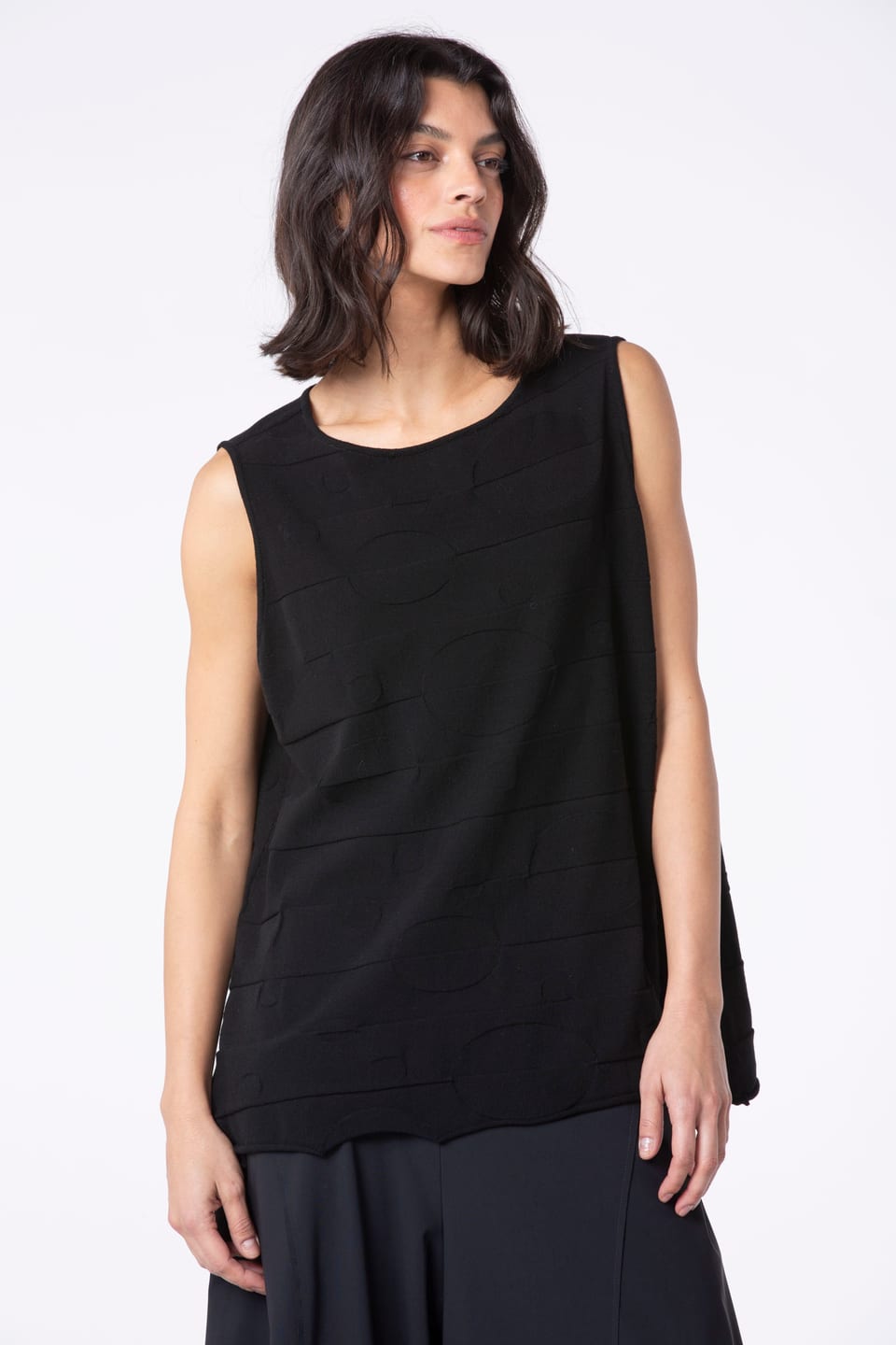 Slipover 503 - Viscose blend - 990BLACK - 10250713031