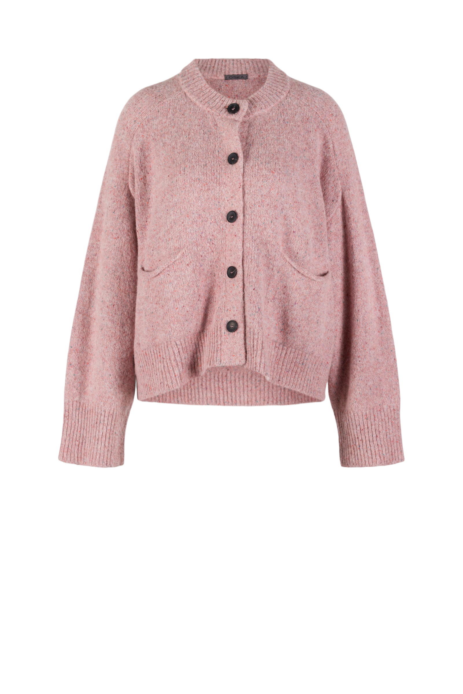 Jacket 515 Pink Cotton-alpaca blend