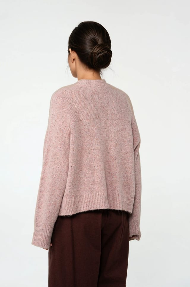 Jacket 515 - Cotton-alpaca blend - 320ORCHID - 10250713032