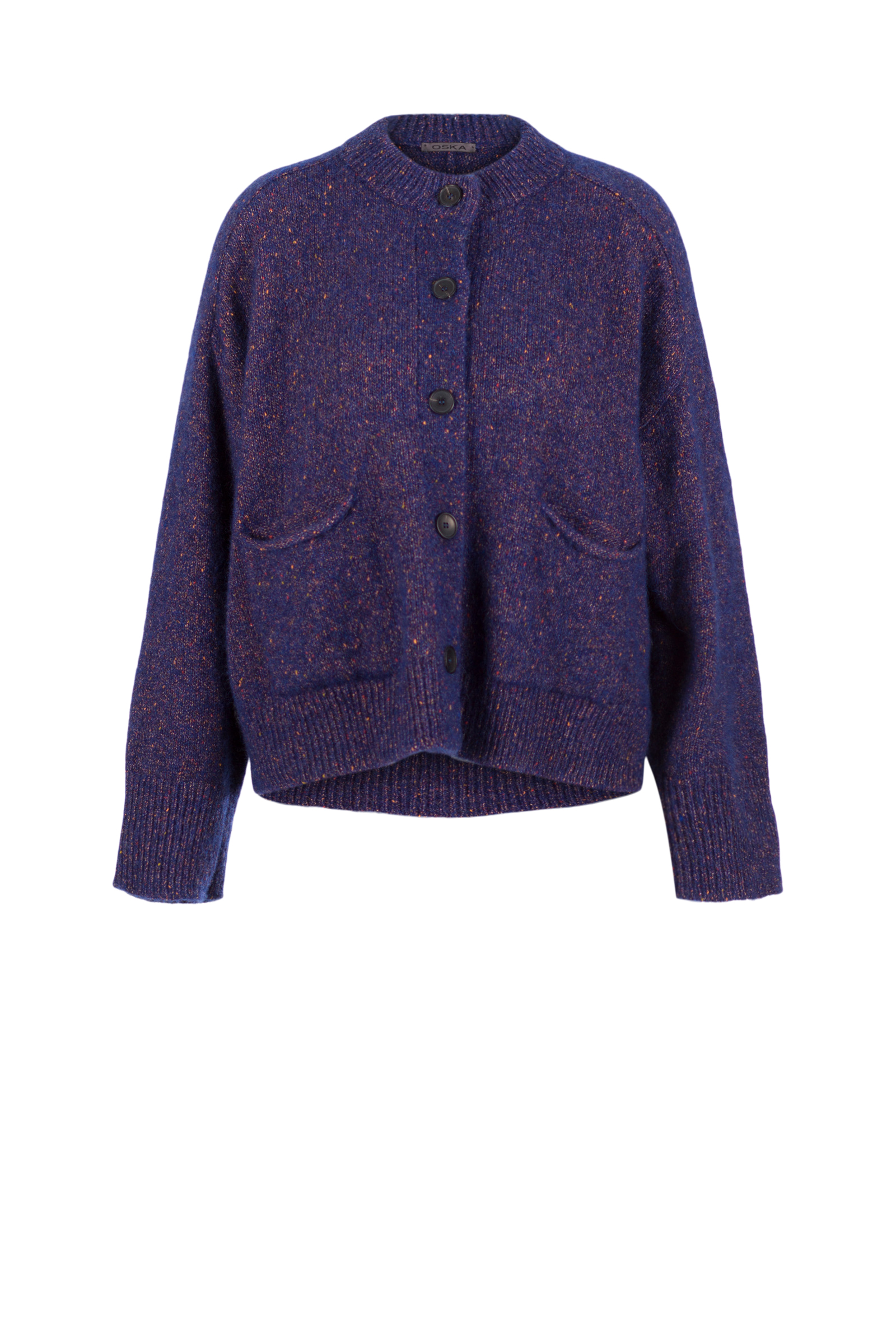 Jacket 515 Blue Cotton-alpaca blend