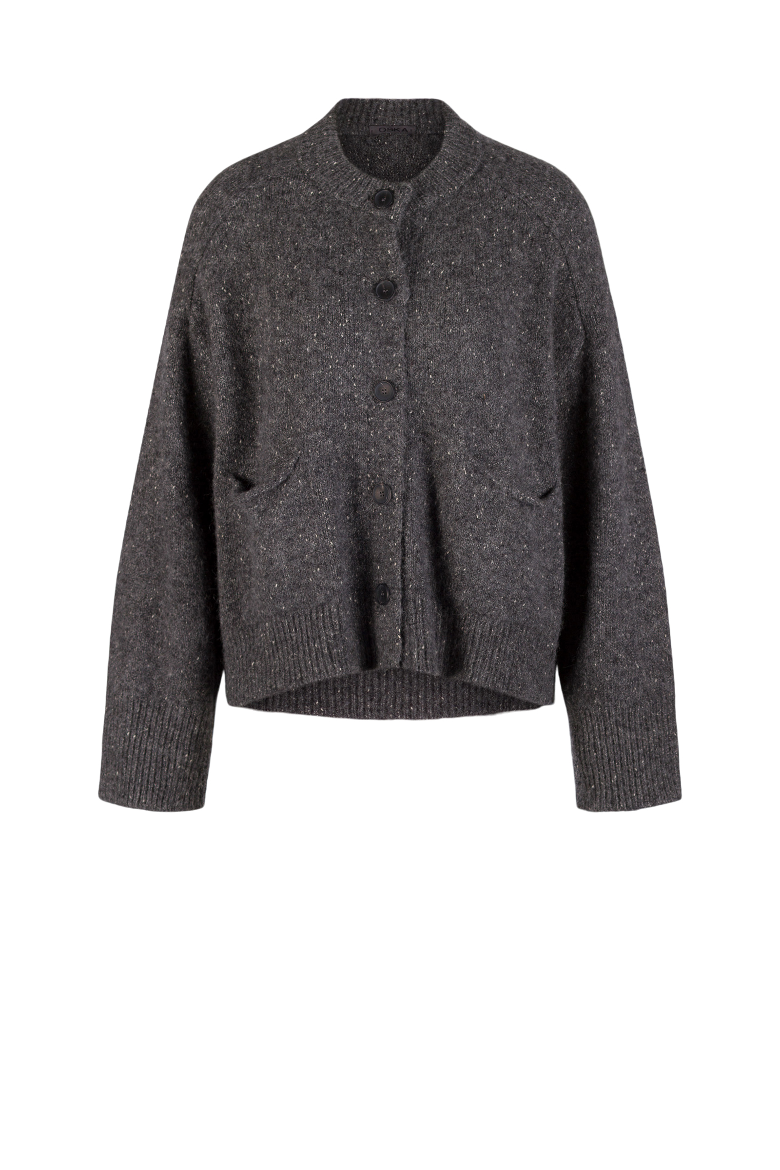 Jacket 515 Grey Cotton-alpaca blend