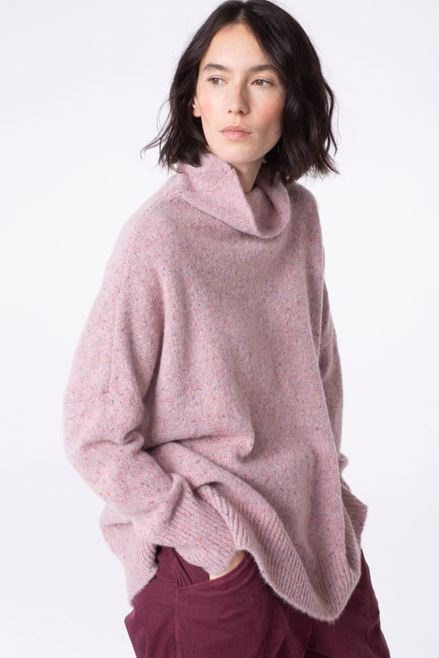 Pullover 530 - Cotton-alpaca blend - 320ORCHID - 10250713033