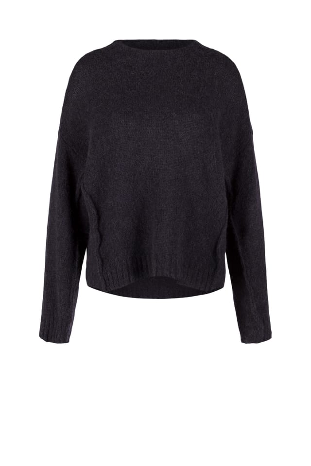 Pullover 532 - Alpaca virgin wool blend - 490NAVY - 10250713036