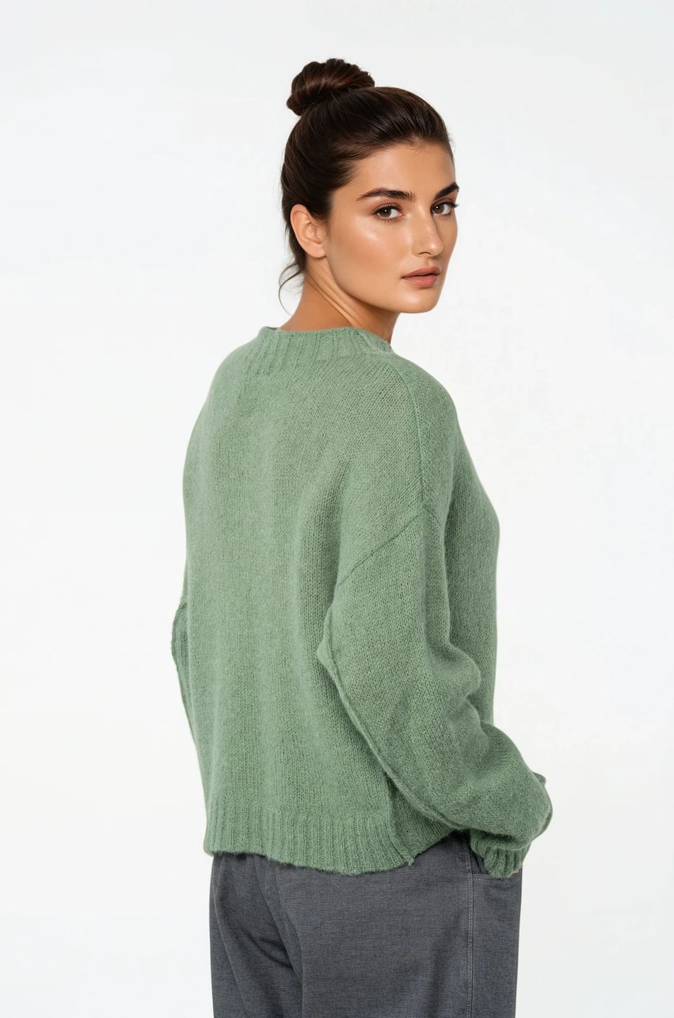 Pullover 532 - Alpaca virgin wool blend - 640THISTLE - 10250713036